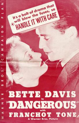 Pressbook for Dangerous  (1935)