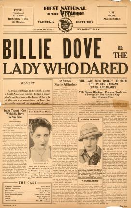 Pressbook for The Lady Who Dared  (1931)