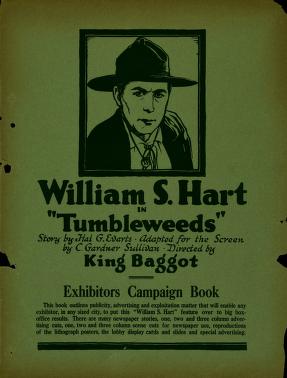 Pressbook for Tumbleweeds  (1925)