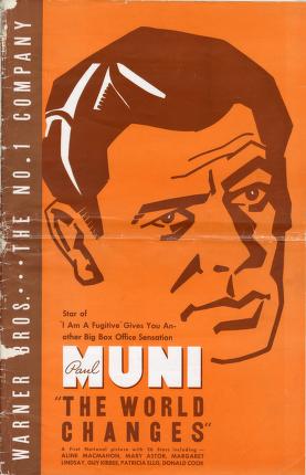 Pressbook for The World Changes  (1933)