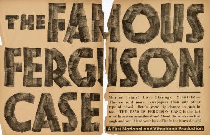 Pressbook for The Famous Ferguson Case  (1932)