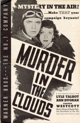 Pressbook for Murder in the Clouds (1934)