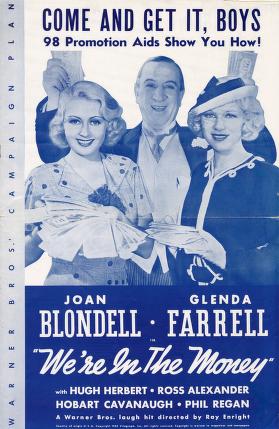 Pressbook for We're in the Money  (1935)