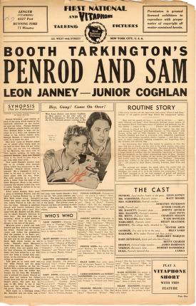 Pressbook for Penrod and Sam  (1931)