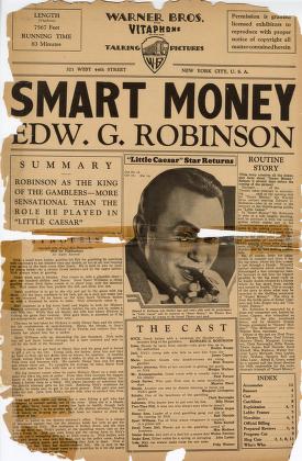 Pressbook for Smart Money  (1931)