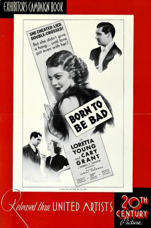 Pressbook for Born to be Bad  (1934)