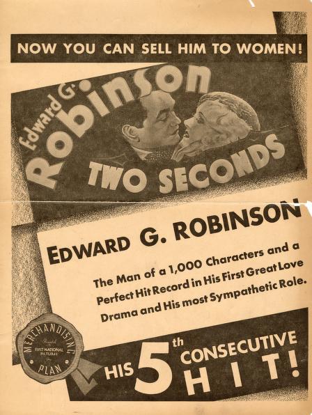 Pressbook for Two Seconds  (1932)