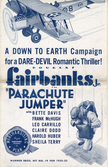Pressbook for Parachute Jumper  (1933)