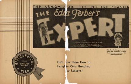 Pressbook for The Expert  (1932)