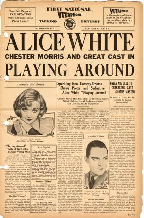 Pressbook for Playing Around  (1930)
