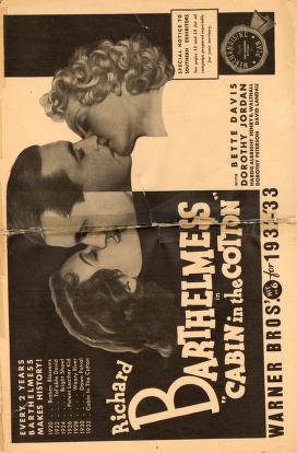 Pressbook for Cabin in the Cotton  (1932)