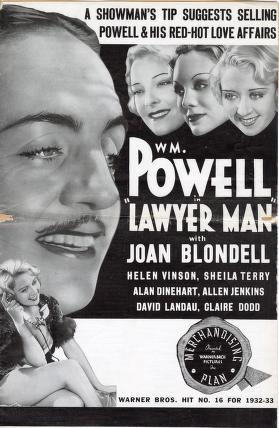 Pressbook for Lawyer Man  (1932)