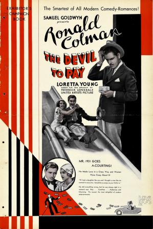 Pressbook for The Devil to Pay  (1930)