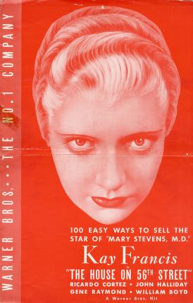 Pressbook for The House on 56th Street  (1933)