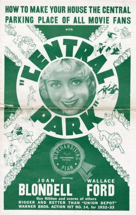 Pressbook for Central Park  (1932)