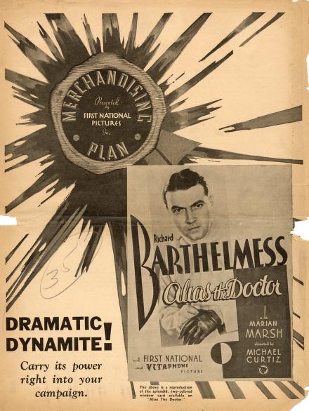 Pressbook for Alias the Doctor  (1932)