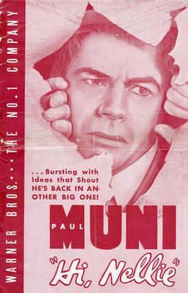 Pressbook for Hi Nellie  (1934)