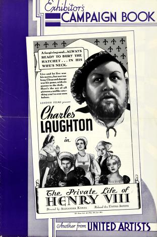 Pressbook for The Private Life of Henry VIII  (1933)