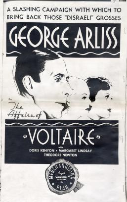 Pressbook for Voltaire  (1933)
