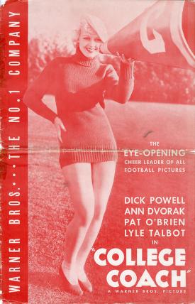 Pressbook for College Coach  (1933)