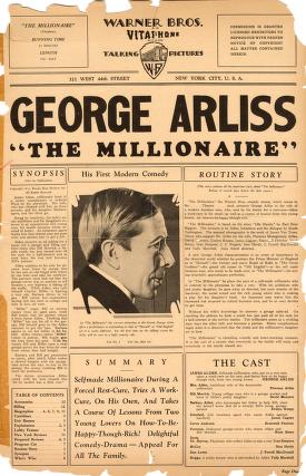 Pressbook for The Millionaire  (1931)