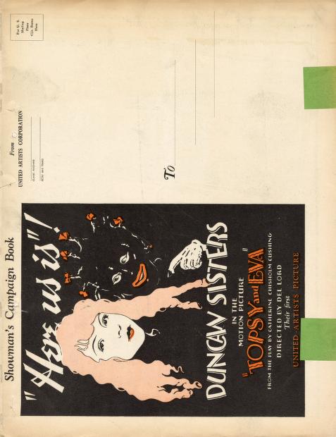 Pressbook for Topsy and Eva  (1927)