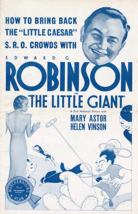 Pressbook for The Little Giant  (1933)