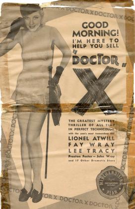 Pressbook for Doctor X  (1932)