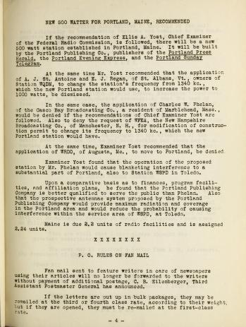 Cover image for Heinl radio business letter