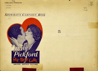 Pressbook for My Best Girl  (1927)