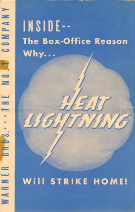 Pressbook for Heat Lightning  (1934)