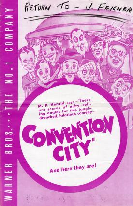 Pressbook for Convention City  (1933)