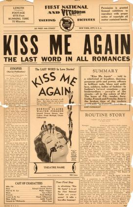 Pressbook for Kiss Me Again  (1931)