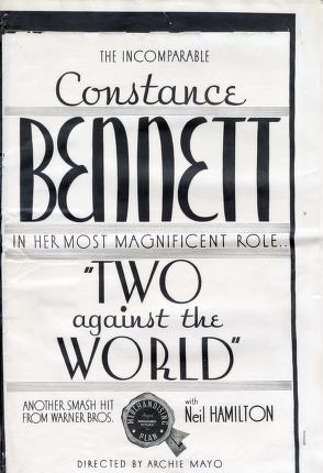 Pressbook for Two Against the World  (1932)