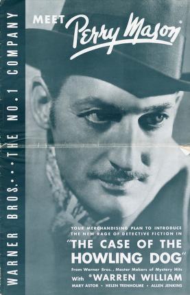 Pressbook for The Case of the Howling Dog  (1934)