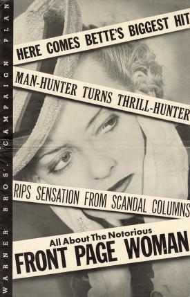 Pressbook for Front Page Woman  (1935)