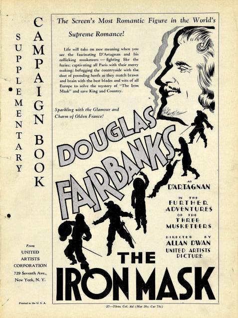Pressbook for The Iron Mask  (1929)