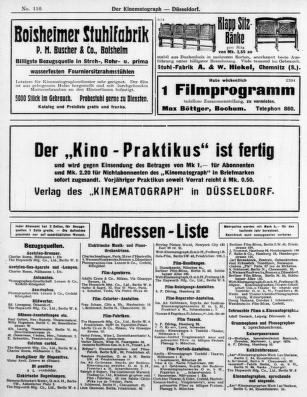 Cover image for Der Kinematograph