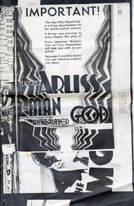 Pressbook for The Man Who Played God  (1932)