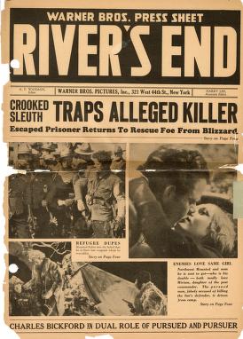 Pressbook for Rivers End 1930  (1930)