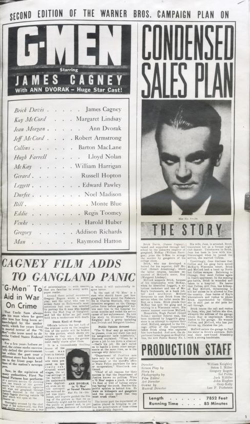 Pressbook for G-Men  (1935)