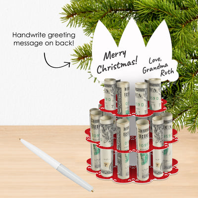 Christmas Gnomes - DIY Holiday Party Money Holder Gift - Cash Cake