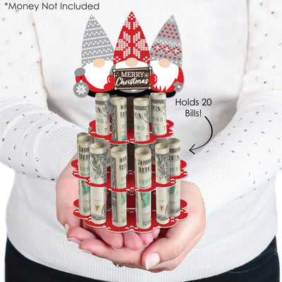 Christmas Gnomes - DIY Holiday Party Money Holder Gift - Cash Cake